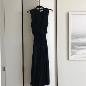 Aritzia Babaton Black Wrap Dress